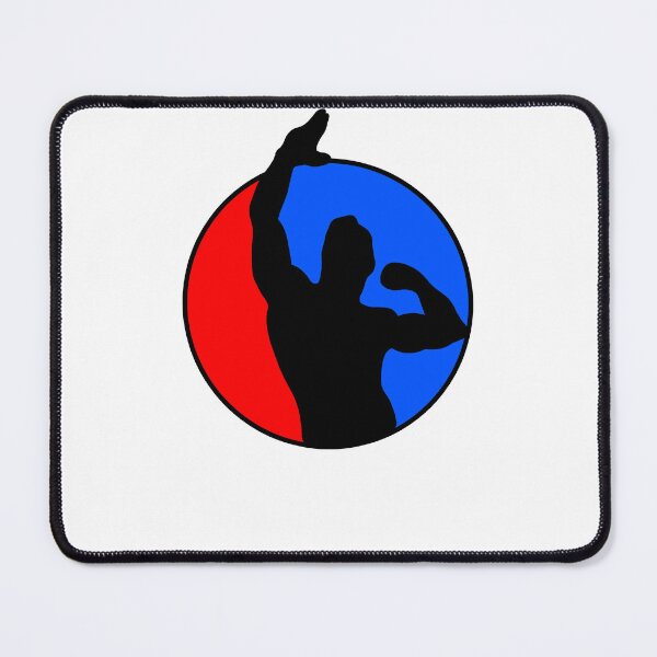 Item preview, Zyzz Pose Silhouette Red Blue designed and sold by designsbyted.
