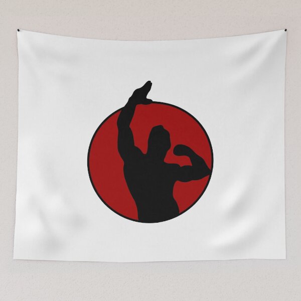 Item preview, Zyzz Pose Silhouette Red  designed and sold by designsbyted.