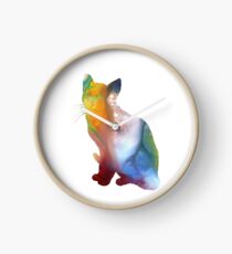 Siamese Cat Clock