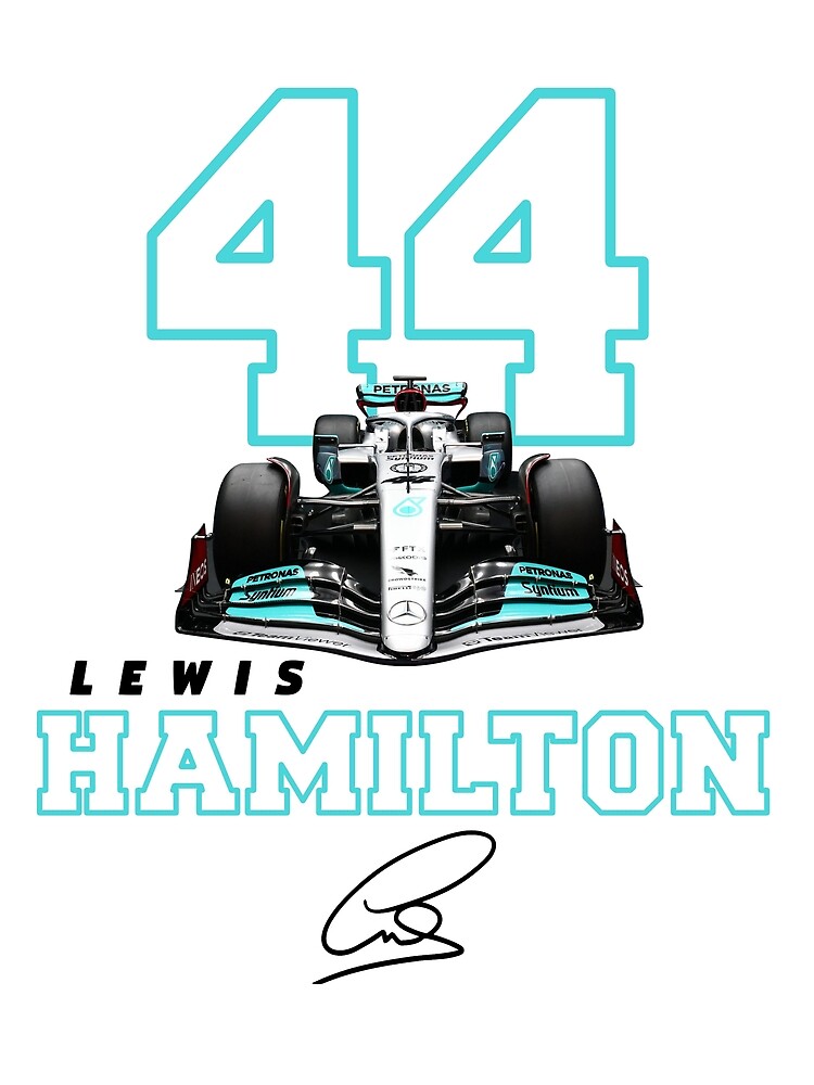 lewis hamilton 44 Poster for Sale by KeltonMaggio