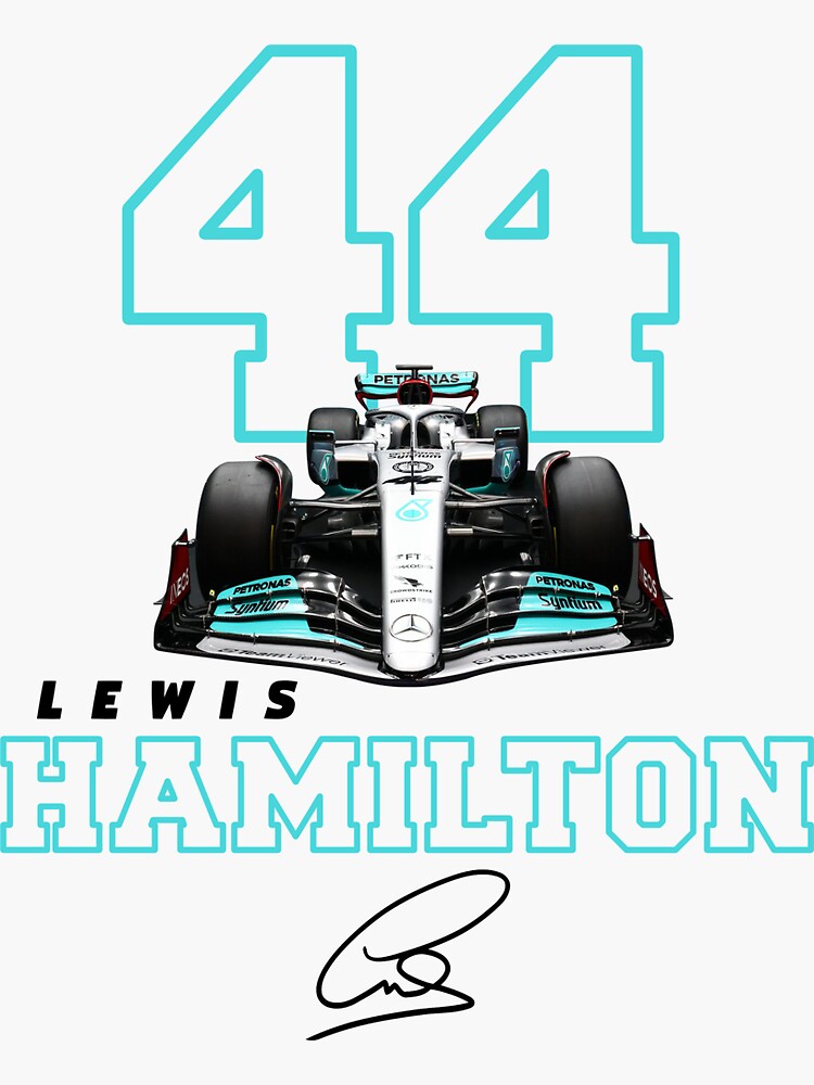 F1 Lewis Hamilton 44 | Sticker