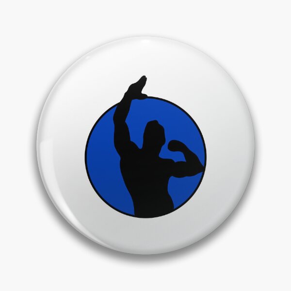 Item preview, Zyzz Pose Silhouette Blue designed and sold by designsbyted.