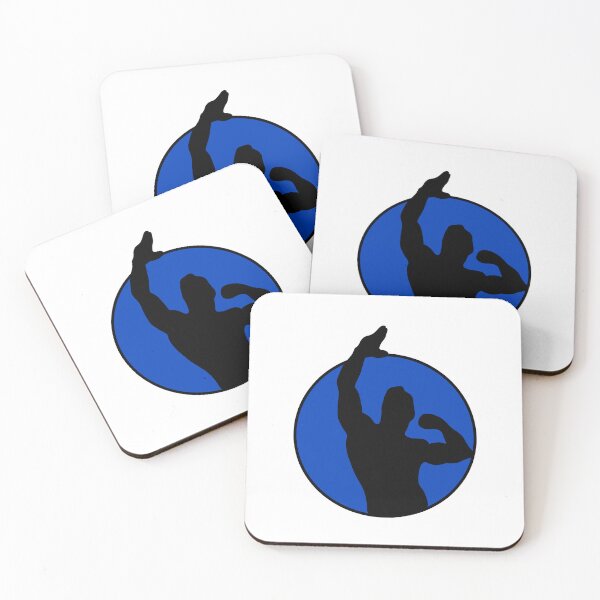 Item preview, Zyzz Pose Silhouette Blue designed and sold by designsbyted.