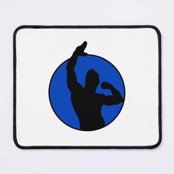 Item preview, Zyzz Pose Silhouette Blue designed and sold by designsbyted.