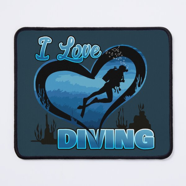 Item preview, I Love Diving designed and sold by markyartshop.