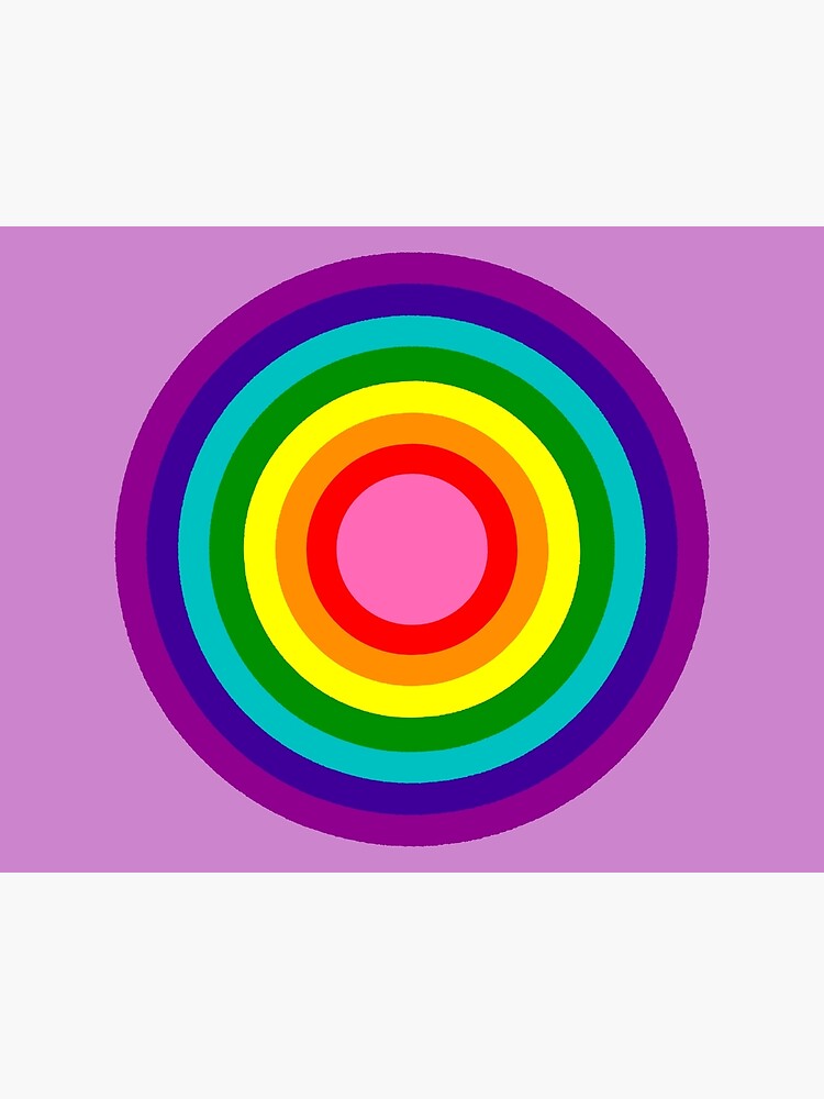 Original Pride Flag Circle Poster For Sale By Kiippers Redbubble