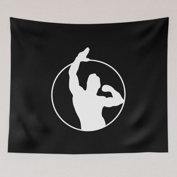 Item preview, Zyzz Pose Silhouette White designed and sold by designsbyted.