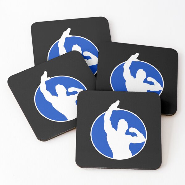 Item preview, Zyzz Pose Silhouette Blue designed and sold by designsbyted.