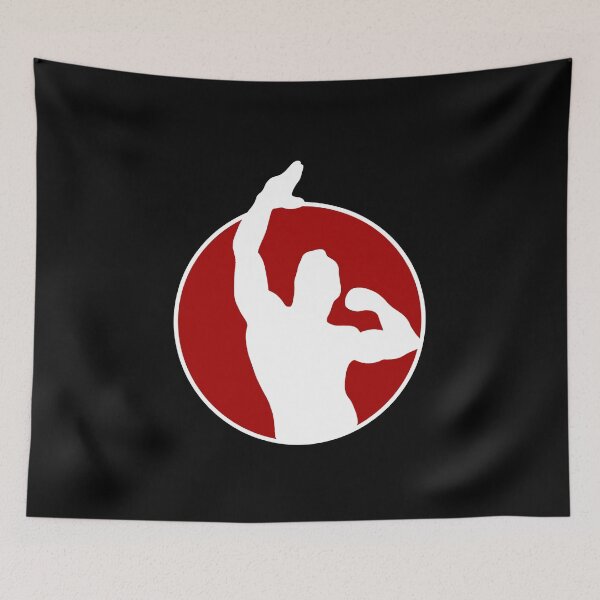 Item preview, Zyzz Pose Silhouette Red designed and sold by designsbyted.