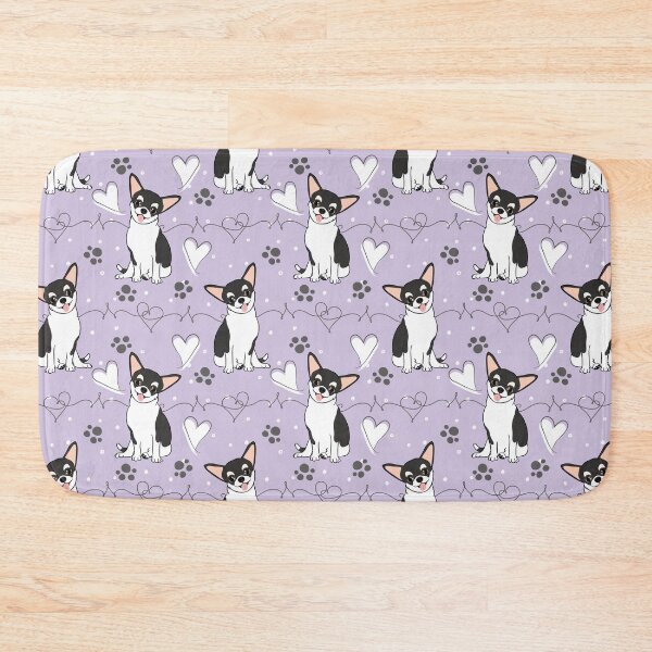 Item preview, LOVE Black White Chihuahua 2 designed and sold by Lulupainting.