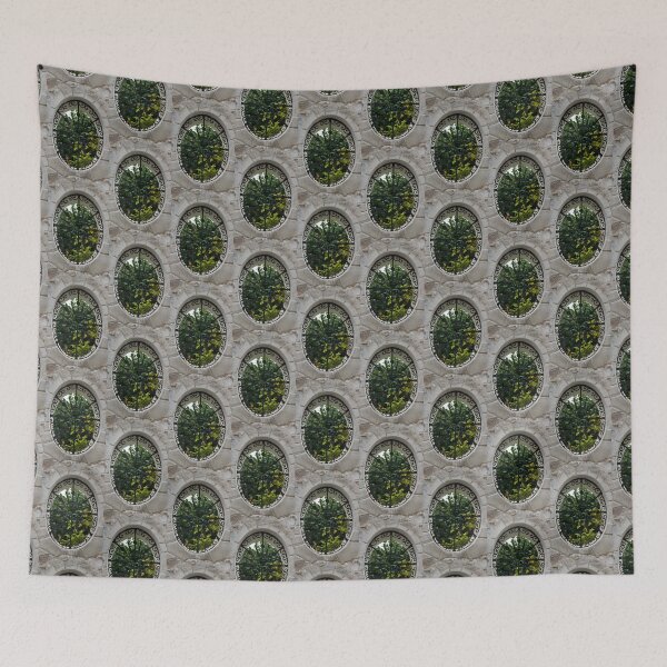 Item preview, A Lush Garden Framed in a Fence Window designed and sold by Georgia Mizuleva.