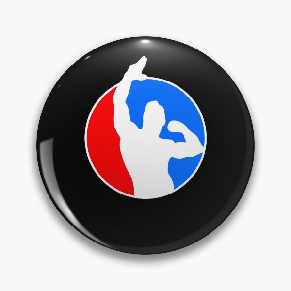 Item preview, Zyzz Pose Silhouette Red and Blue designed and sold by designsbyted.