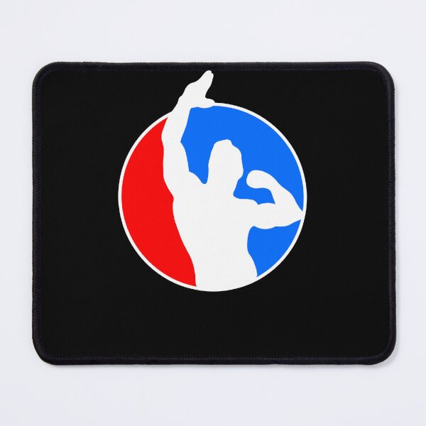 Item preview, Zyzz Pose Silhouette Red and Blue designed and sold by designsbyted.
