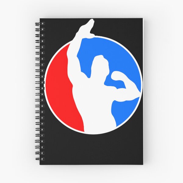 Item preview, Zyzz Pose Silhouette Red and Blue designed and sold by designsbyted.