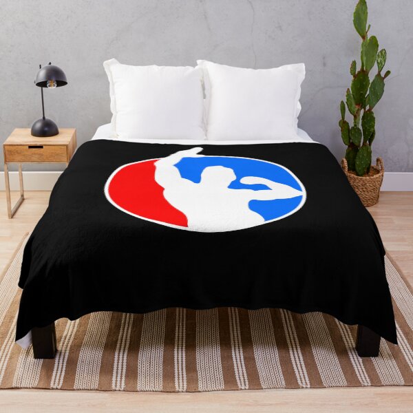 Item preview, Zyzz Pose Silhouette Red and Blue designed and sold by designsbyted.
