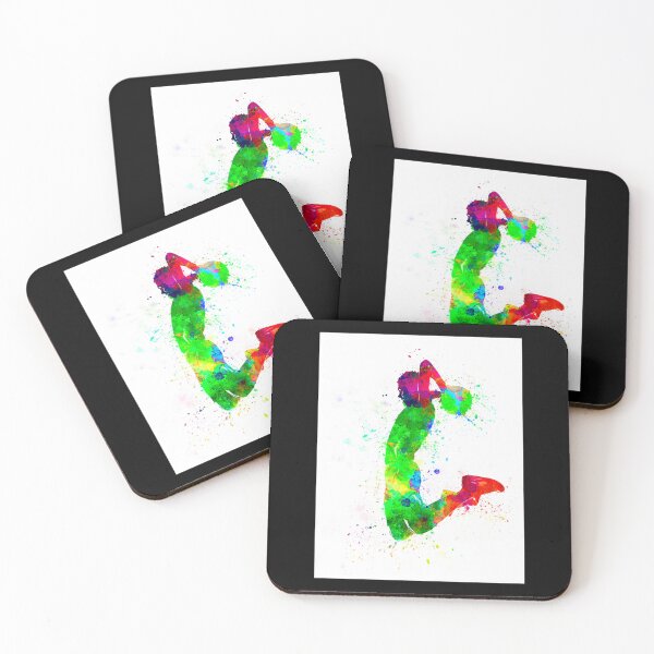 Item preview, Young Man Basketball Player Dunking Sticker designed and sold by monica45je.