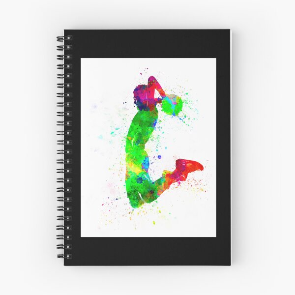 Item preview, Young Man Basketball Player Dunking Sticker designed and sold by monica45je.