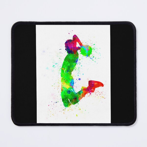 Item preview, Young Man Basketball Player Dunking Sticker designed and sold by monica45je.