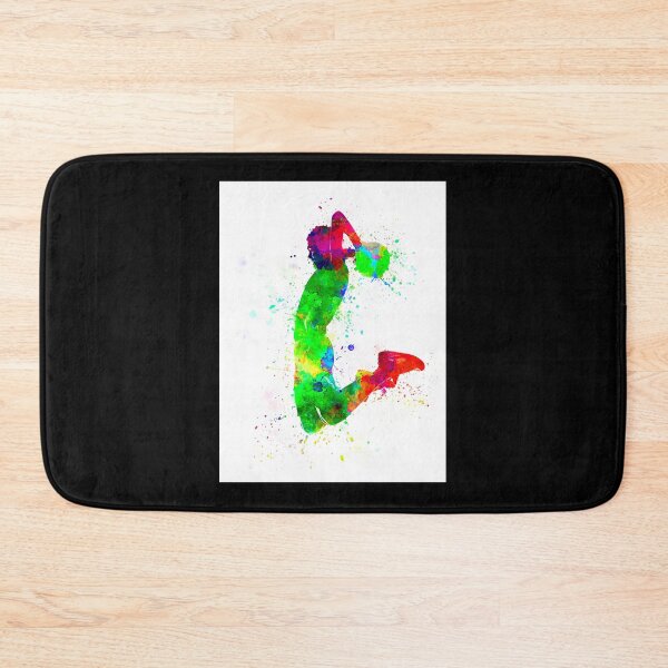 Item preview, Young Man Basketball Player Dunking Sticker designed and sold by monica45je.