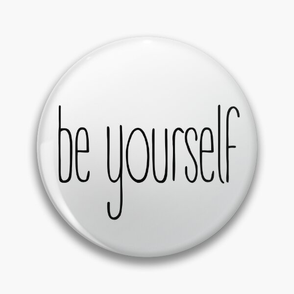 Item preview, "be yourself" motivational Quote designed and sold by Ti-Media.