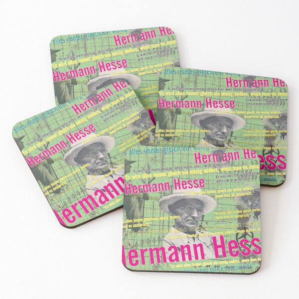 Item preview, Hermann Hesse quote, portrait designed and sold by Mauswohn.