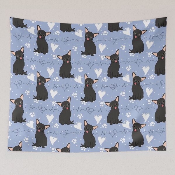 Item preview, LOVE Black Chihuahua  designed and sold by Lulupainting.