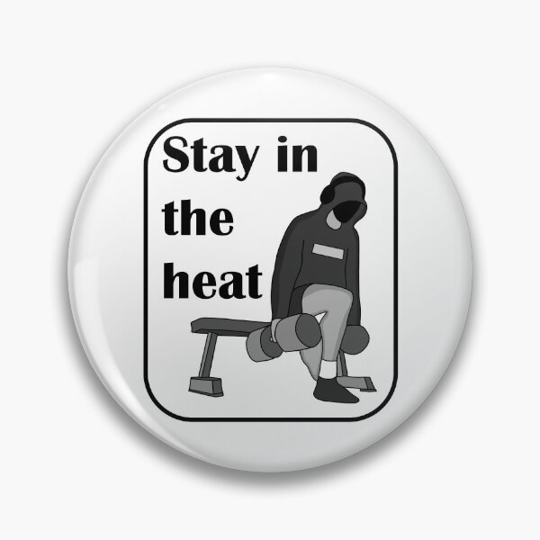 Item preview, Stay in the heat gym bulgarian split squat black designed and sold by designsbyted.