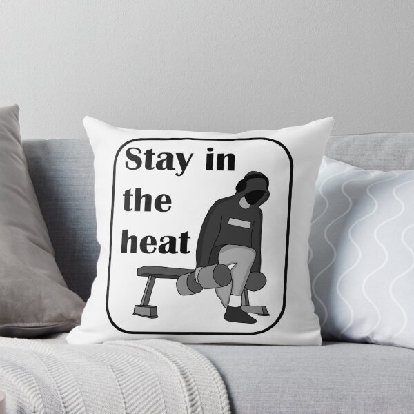 Item preview, Stay in the heat gym bulgarian split squat black designed and sold by designsbyted.