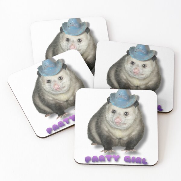 Item preview, PARTY GIRL possum cowgirl designed and sold by Claire Kehoe.