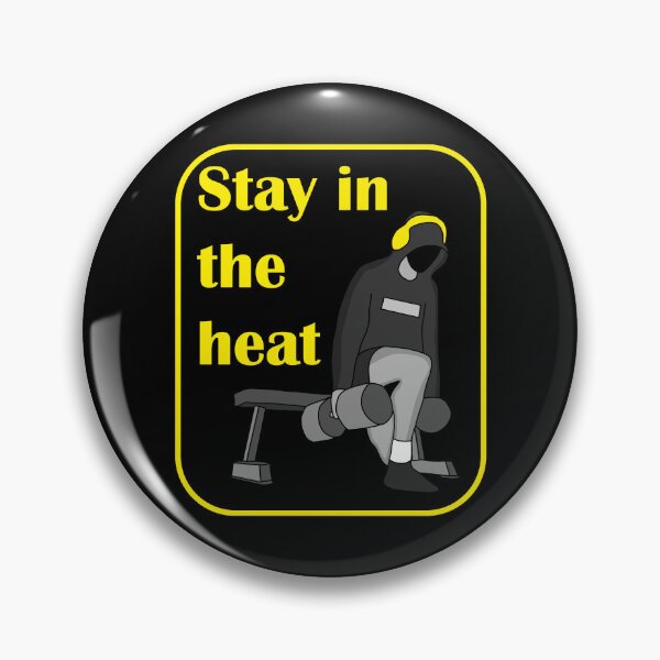 Item preview, Stay in the heat gym bulgarian split squat yellow designed and sold by designsbyted.