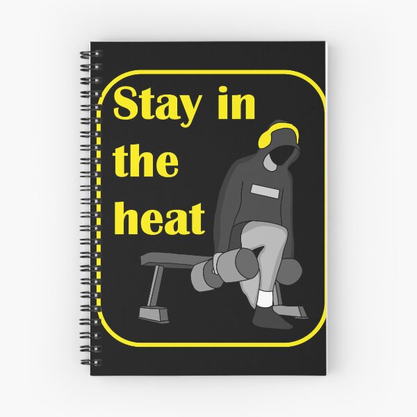 Item preview, Stay in the heat gym bulgarian split squat yellow designed and sold by designsbyted.