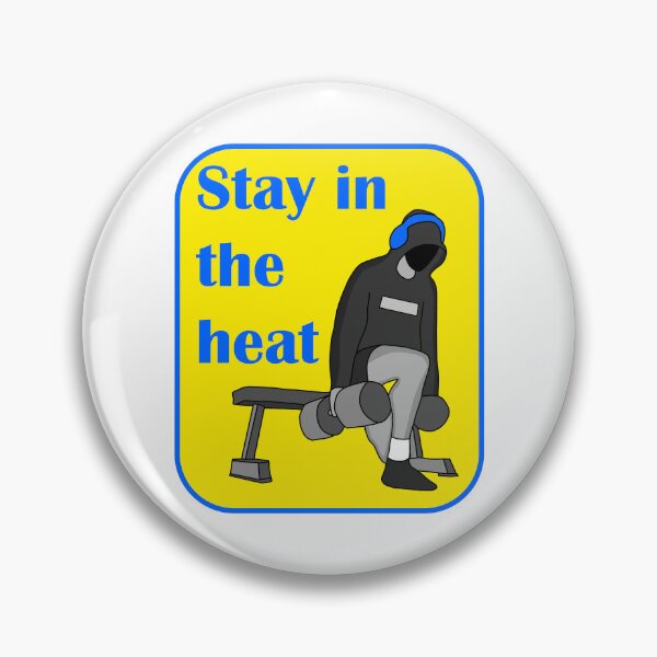 Item preview, Stay in the heat gym bulgarian split squat blue yellow designed and sold by designsbyted.
