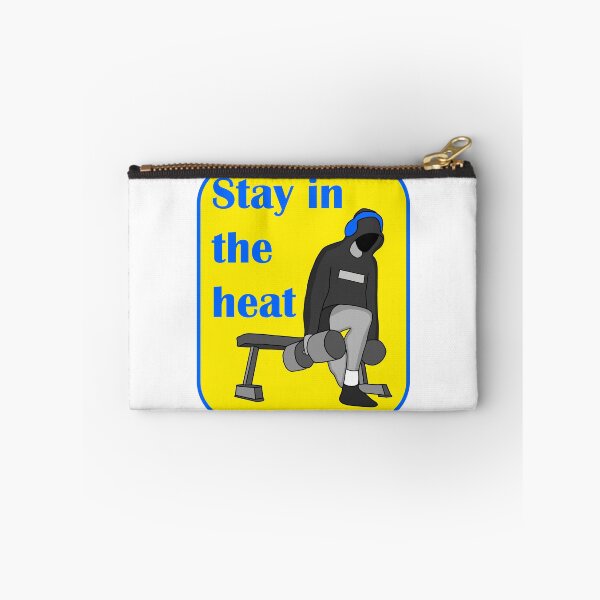 Item preview, Stay in the heat gym bulgarian split squat blue yellow designed and sold by designsbyted.