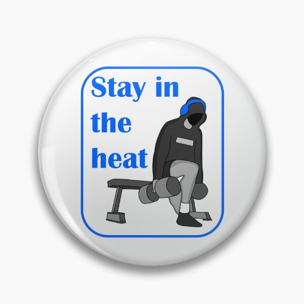 Item preview, Stay in the heat gym bulgarian split squat blue designed and sold by designsbyted.