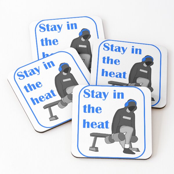 Item preview, Stay in the heat gym bulgarian split squat blue designed and sold by designsbyted.