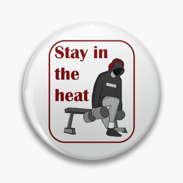 Item preview, Stay in the heat gym bulgarian split squat red designed and sold by designsbyted.