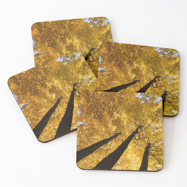 Item preview, Golden Canopy - Three Trees Vertical designed and sold by Georgia Mizuleva.