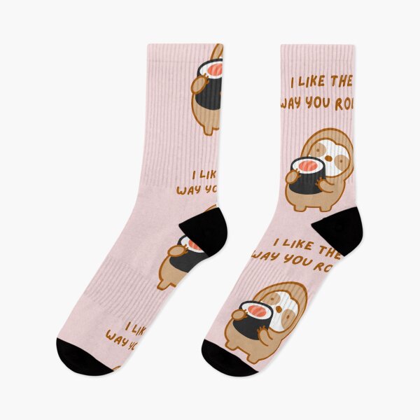 Item preview, I Like the Way You Roll Sushi Sloth designed and sold by theslothinme.