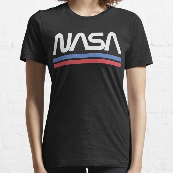 Vintage nasa worm logo awesome retro aerospace Essential T-Shirt