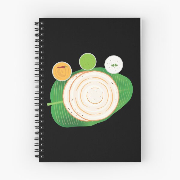 Item preview, Masala Dosa Idli Churtney on Banana Leaf Indian Food designed and sold by alltheprints.