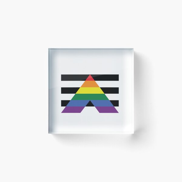 Item preview, Straight Ally pride flag designed and sold by snowshade.