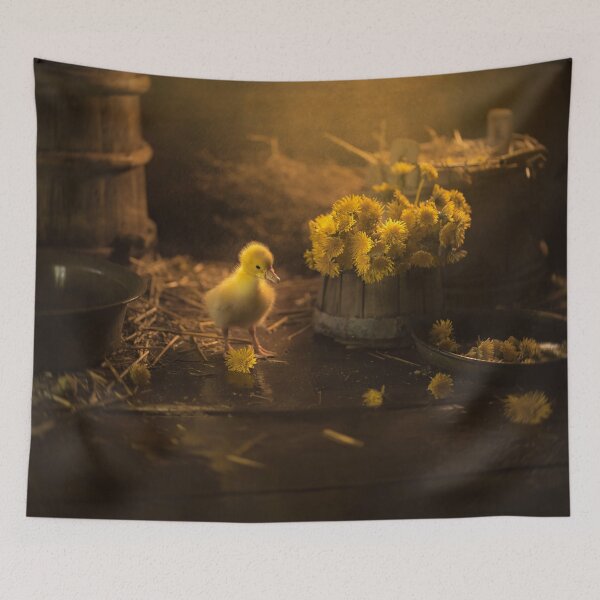 Item preview, Gosling and dandelions designed and sold by Svetlana Korneliuk.