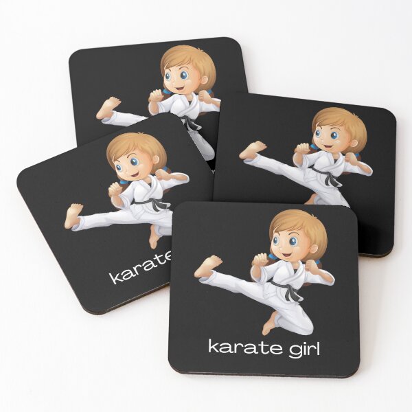 Item preview, karate girl cute karate lady can kick karate fan shirt. gift for karate students. designed and sold by haideralibhai.