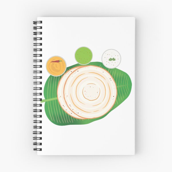 Item preview, Masala Dosa Idli Churtney on Banana Leaf Indian Food designed and sold by alltheprints.