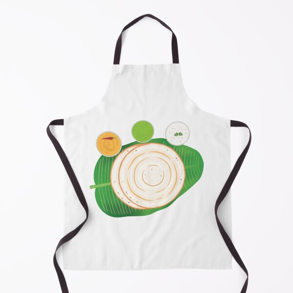 Item preview, Masala Dosa Idli Churtney on Banana Leaf Indian Food designed and sold by alltheprints.