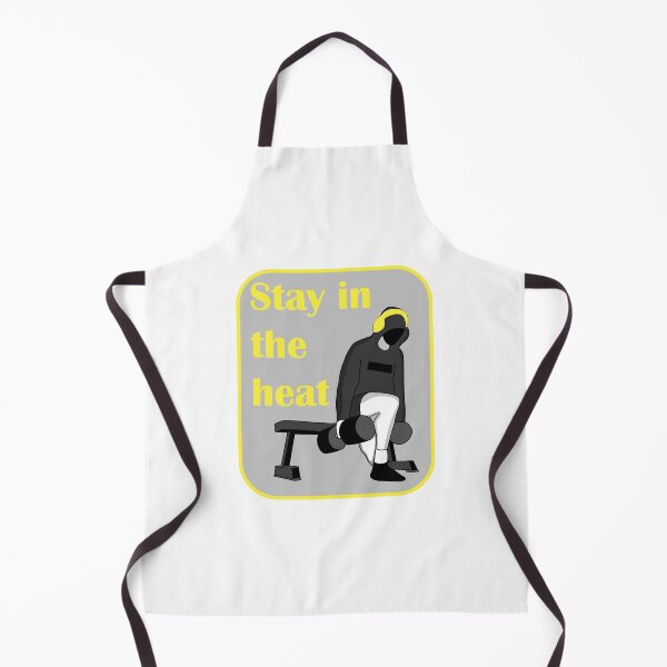 Item preview, Stay in the heat gym bulgarian split squat yellow grey designed and sold by designsbyted.