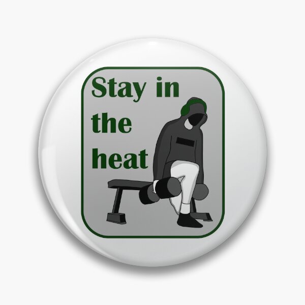 Item preview, Stay in the heat gym bulgarian split squat green grey designed and sold by designsbyted.