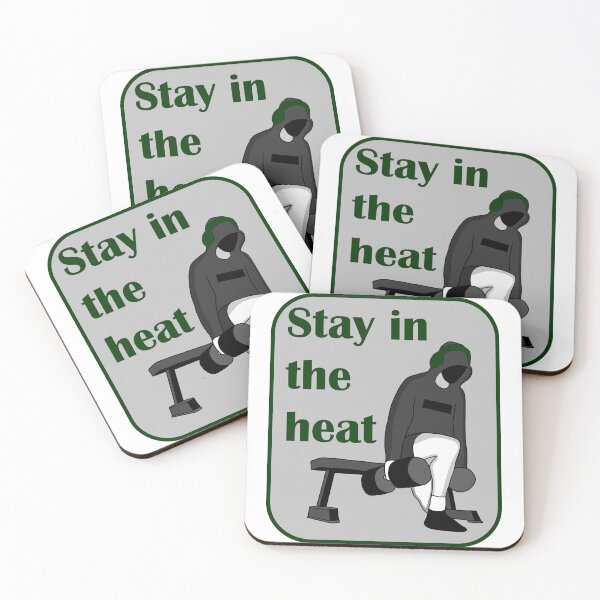 Item preview, Stay in the heat gym bulgarian split squat green grey designed and sold by designsbyted.