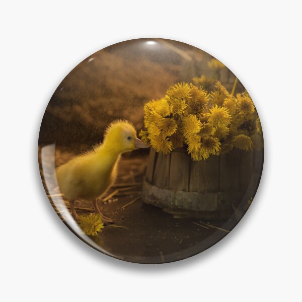 Item preview, Baby goose and dandelions designed and sold by Svetlana Korneliuk.