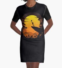 The Circle of Life Graphic T-Shirt Dress